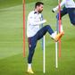 PSG forward Lionel Messi in training.