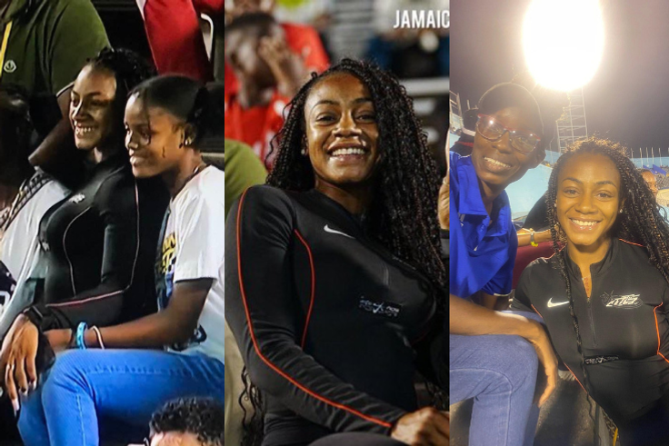 Starstruck: Sha'Carri Richardson spotted at Jamaica Invitational as dozens of fans gather around the world's fastest woman