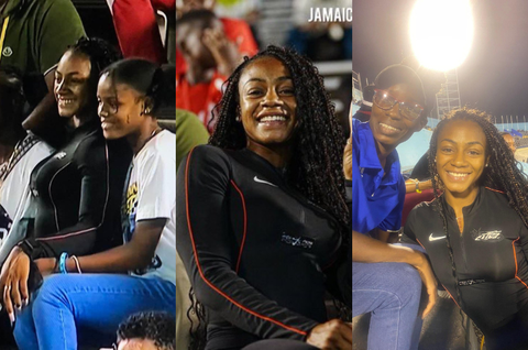 Starstruck: Sha'Carri Richardson spotted at Jamaica Invitational as dozens of fans gather around the world's fastest woman