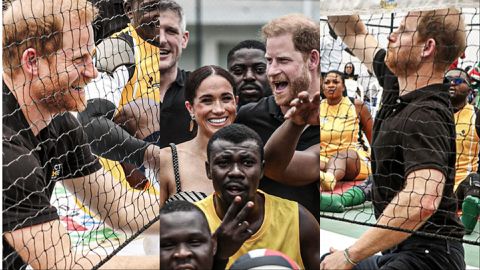 Harry and Meghan in Nigeria: Duke and Duchess of Sussex shine with military volleyball