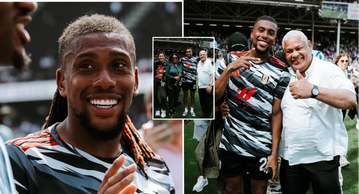Alex Iwobi melts hearts with ‘adorable’ family photos from Fulham’s last home game of the 2023/24 season
