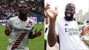 Victor Boniface and Rudiger: Super Eagles star tells Real Madrid defender to pay for using celebration