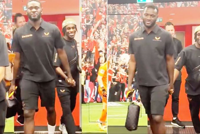 Bayer Leverkusen stars Jeremie Frimpong Brands Victor Boniface His Papa as they put their friendship on display.