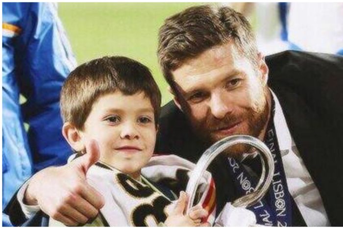 Xabi Alonso and his on at Real Madrid.