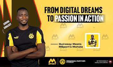 MSport's MShola Meets Serhou Guirassy: From Digital Dreams to Passion In Action