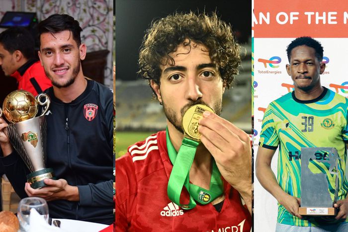 USM Alger, Al Ahly and Yanga players after the CAF Champions League and Confederation Cups.