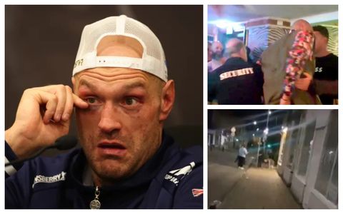 Heavyweight boxer Tyson Fury collapsed on a roadside after getting drunk in pub