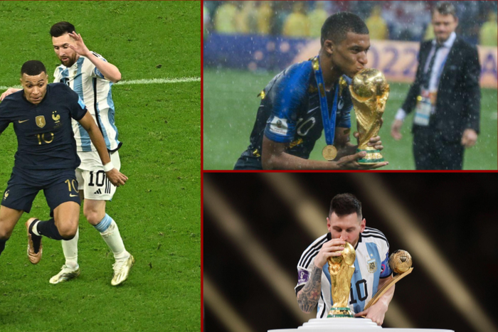 Lionel Messi and Kylian Mbappe are both World champions || Image credit: Imago