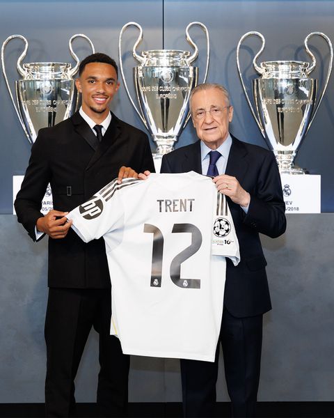 Trent will wear no 12 in Real Madrid.