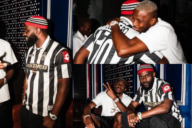 Continuing his stay in Lagos, Super Eagles star Victor Osimhen teams up with Nigerian Afrobeats Odumodublvck.