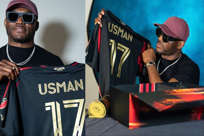 Nigerian Nightmare Kamaru Usman was gifted an Atlanta United jersey ahead of his UFC return against Joaquin Buckley.