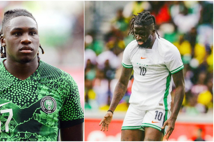 Two Super Eagles star Calvin Bassey and Tolu Arokodare with differing views on giving back |Pulsesports.ng