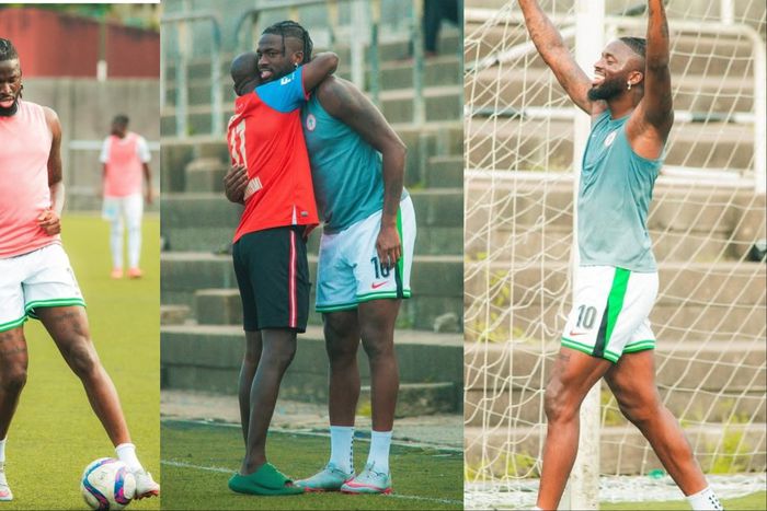 Super Eagles star of Nigeria star Tolu Arokodare returns to Boyhood academy to train with Box2Box/ Photos - goals by victor