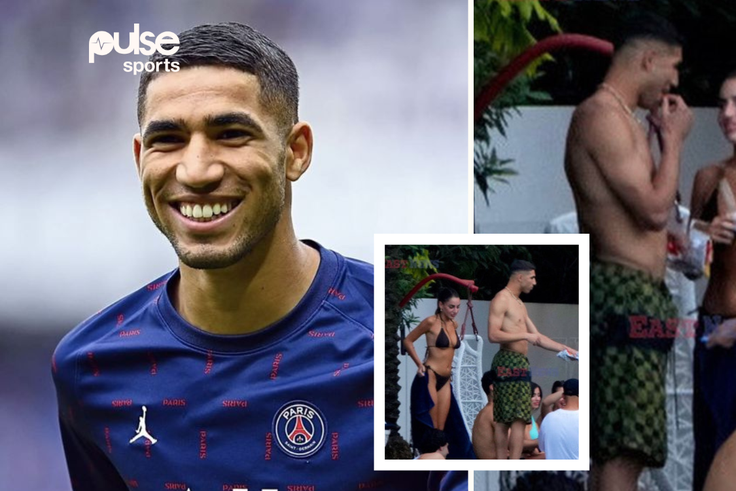 Achraf Hakimi spotted with new woman