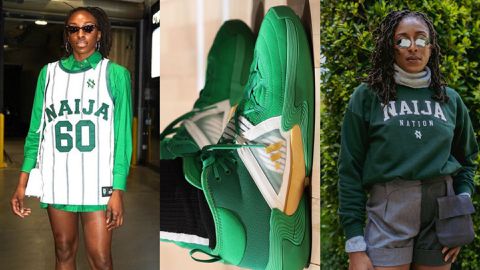 Nneka Ogwumike: Nigerian-born WNBA star shows off Adidas Naija Exhibit select