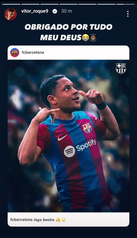 Brazilian Talent Vitor Roque to Become Barcelona's New Number 10? - Footy  Headlines