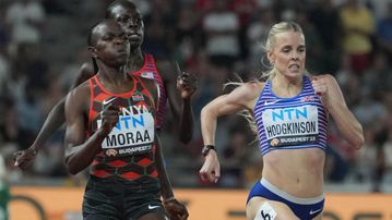 Reigning 800m World Champion Mary Moraa points out the rival she is most wary of ahead of  Paris Olympic Games