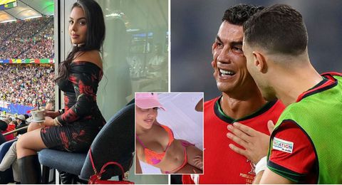 Georgina Rodriguez and Cristiano Ronaldo enjoy beachside summer vacation after Euros heartbreak