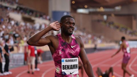 Rai Benjamin surges past CJ Allen to claim Monaco Diamond League victory in 400m hurdles