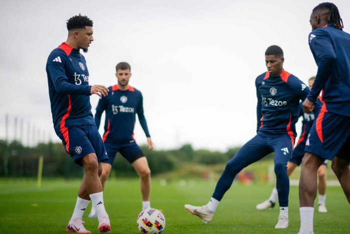 Jason Sancho has returned to Manchester United training || Image credit: Imago