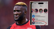 Boniface: Super Eagles star shows off the STAGGERING number of message requests on his TikTok page