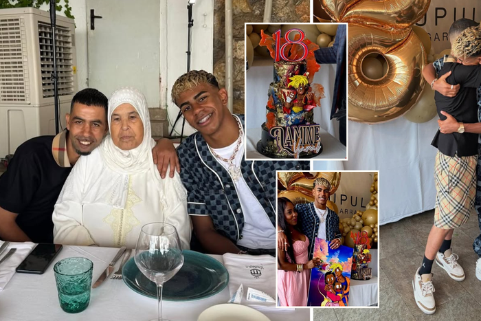 Lamine Yamal: Barcelona wonderkid gifted Dragon Ball Z-themed cake ahead of big 18th birthday party in Ibiza