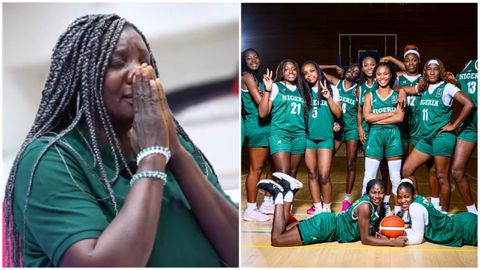 Man no be God - Nigerian Princesses celebrate defying 14.8% odds to shock China at FIBAU19 World Cup