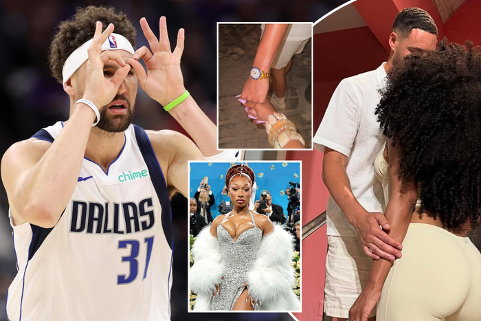 Klay Thompson and Megan Thee Stallion CONFIRMED! NBA star goes makes it official with stunning rapper