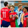 Norway players lament calls from match officials