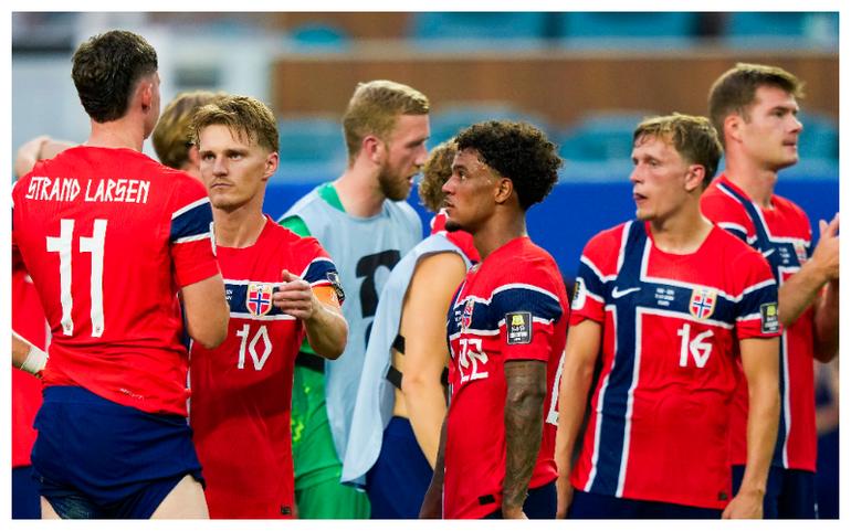 Norway players lament calls from match officials