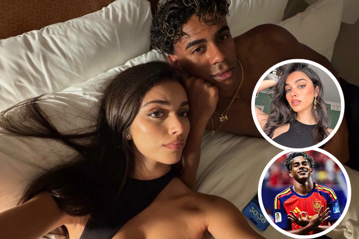 ‘No wonder he can’t score’ — Lamine Yamal, 18, and girlfriend Inés García,21 spark frenzy with intimate bedroom photo before World Cup semifinal