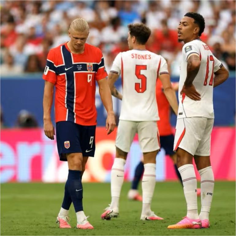 Erling Haaland was frustrated for 106 minutes.