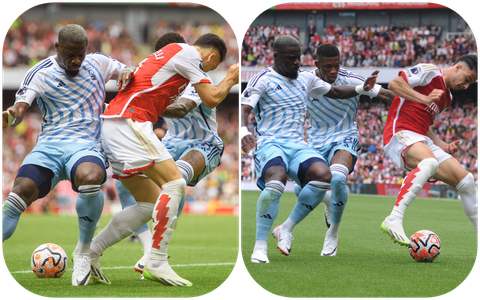 Martinelli skill for Arsenal's first goal || Imago