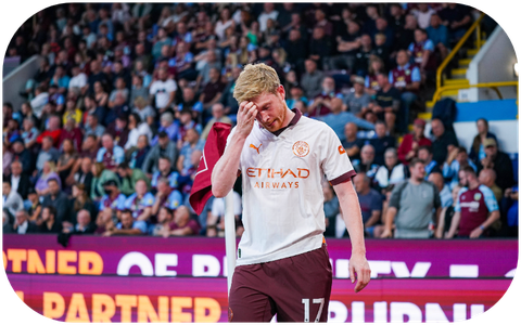 Injury scare for Man City as Kevin De Bruyne set to be out for weeks