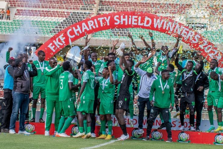 Kaddu celebrates another trophy with Gor Mahia