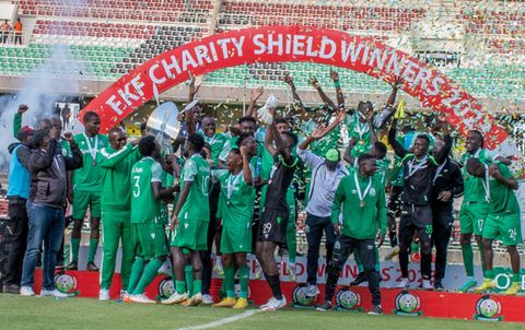 Kaddu celebrates another trophy with Gor Mahia