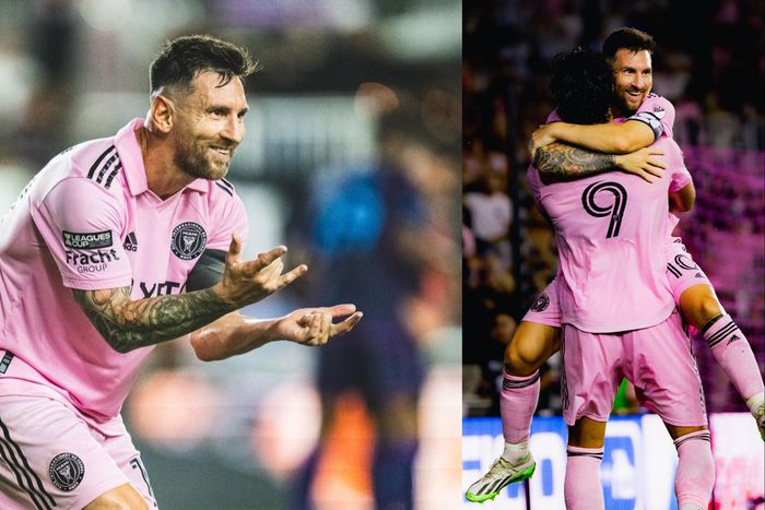 In the 86th minute, Messi was picked out by attacker Leo Campana and finished easily with his left foot.