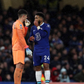 Reece James of Chelsea talking to Goalkeeper Kepa Arrizabalaga || Imago