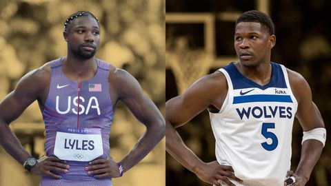 'Congratulations' - Noah Lyles addresses rumored tension with Adidas over NBA star Anthony Edwards' shoe release