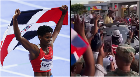 [WATCH]: Dominican Republic welcome Olympic gold medalist Marileidy Paulino with funfare