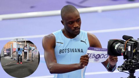 [WATCH]- Letsile Tebogo unleashes his rare side showcasing crazy dance moves following Paris Olympics triumph