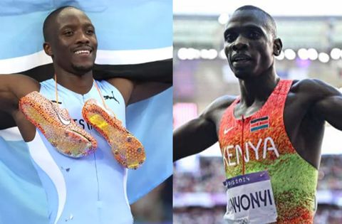 Emmanuel Wanyonyi & Letsile Tebogo among the seven top male performers at the Paris 2024 Olympics