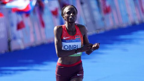 Hellen Obiri recounts how she overcame two tragic falls to win Olympic marathon bronze medal