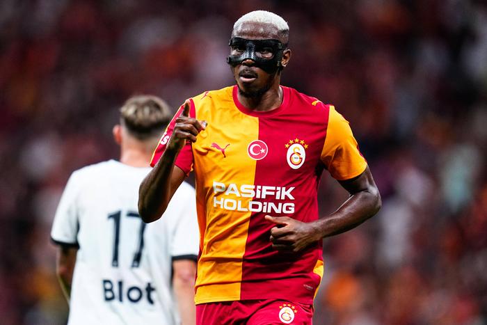 Osimhen scores for Galatasaray. || IMAGO