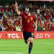 Gavi celebrating goal for Spain ||Image credit: Imago