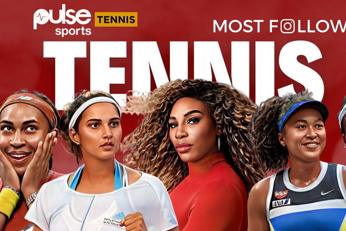 Most followed women's Tennis players on Instagram