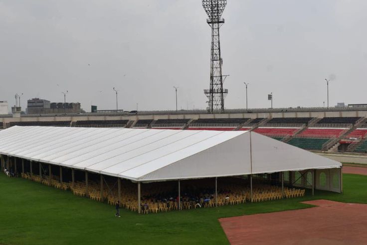 Sports Kenya under fire over crusade on Nyayo Stadium pitch