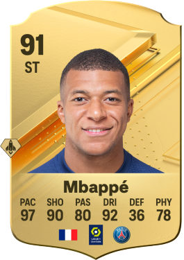 Kylian Mbappe is the fastest player in EA FC 24