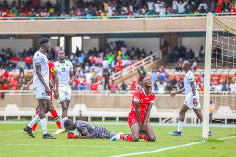 Harambee Stars player ratings: Muguna fluffs his lines, Olunga squanders chances