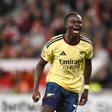 Saka scores from the penalty spot to make it 2-0 for the Gunners || Imago